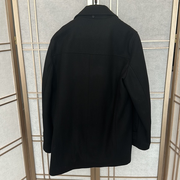 CALVIN KLEIN Classic Fit Wool Blended Overcoat - Medium - Picture 8 of 8